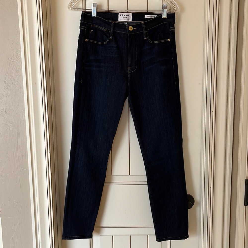Frame Le High Skinny Crop Jeans